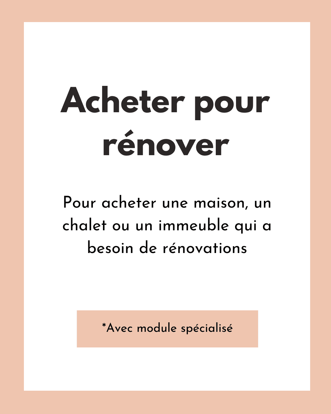 Formation de construction - Focus achat